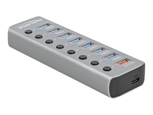 Delock USB 3.2 Gen 1 Hub 7 Ports mit USB-C PD