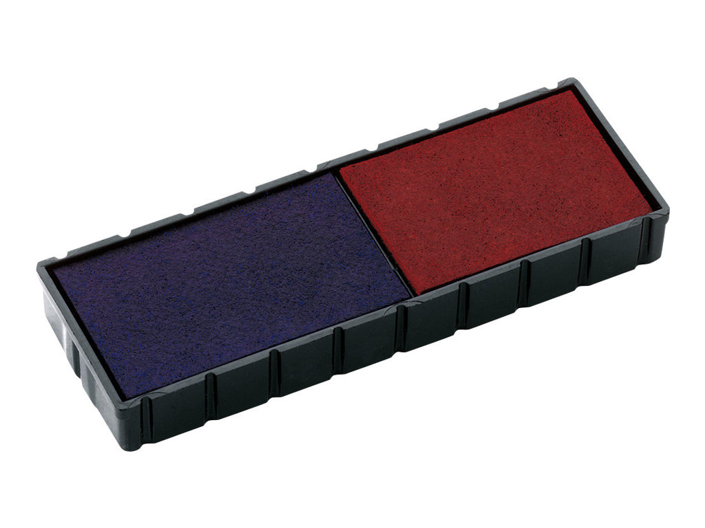 COLOP Ersatzstempelkissen E/12/2 blau rot 5,5×0,8 cm