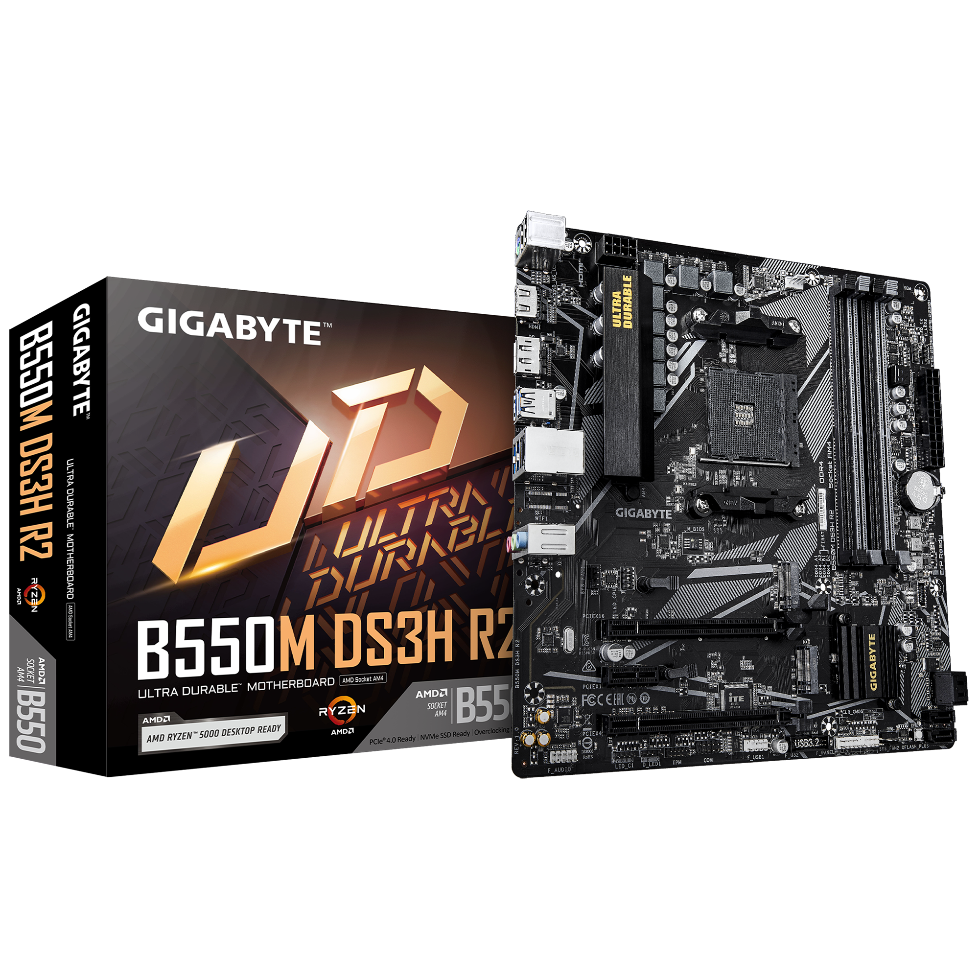 Gigabyte B550M DS3H R2 mATX DDR4 AM4