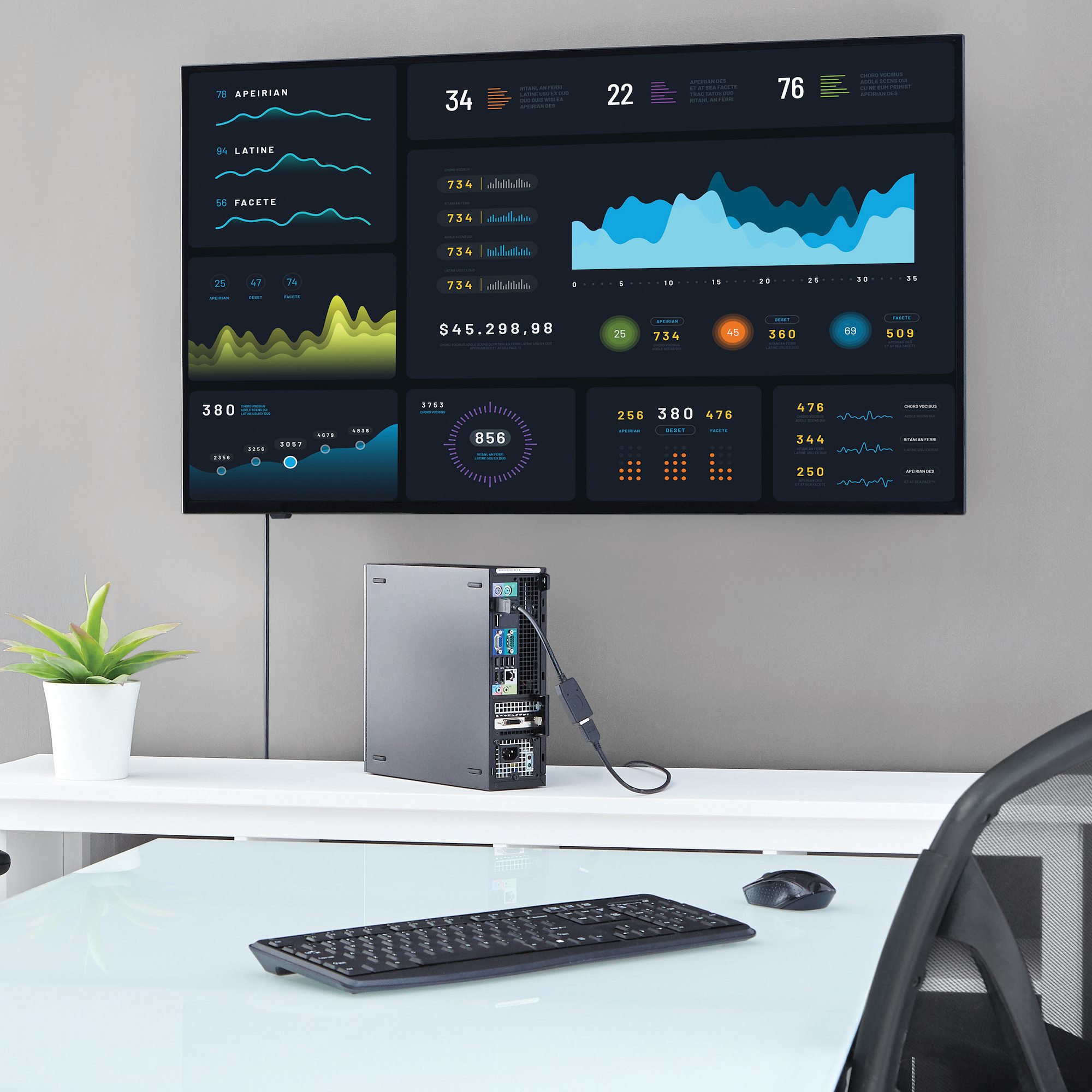 STARTECHCOM DisplayPort auf HDMI Video Adapter Konverter DP zu HDMI mit bis zu 1920x1200 DP HDMI Länge 24cm StBu