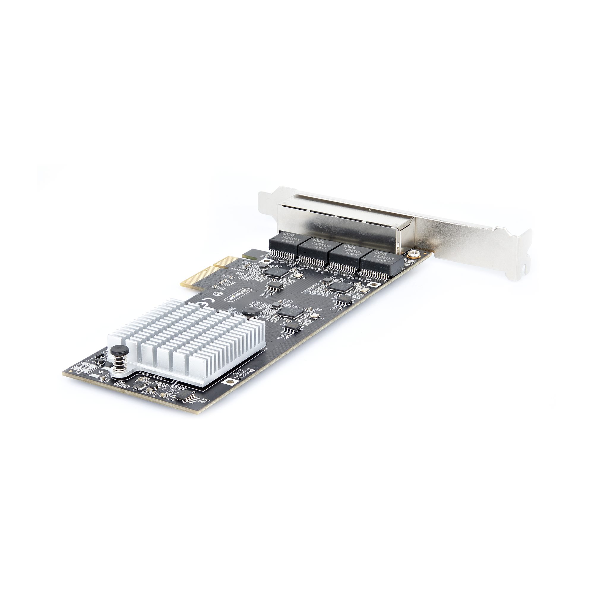 STARTECHCOM 4Port 25 Gbit PCIe Netzwerkkarte Intel I225V DualPort Computer LAN Karte MultiGigabit NIC 25G PCI Express Server