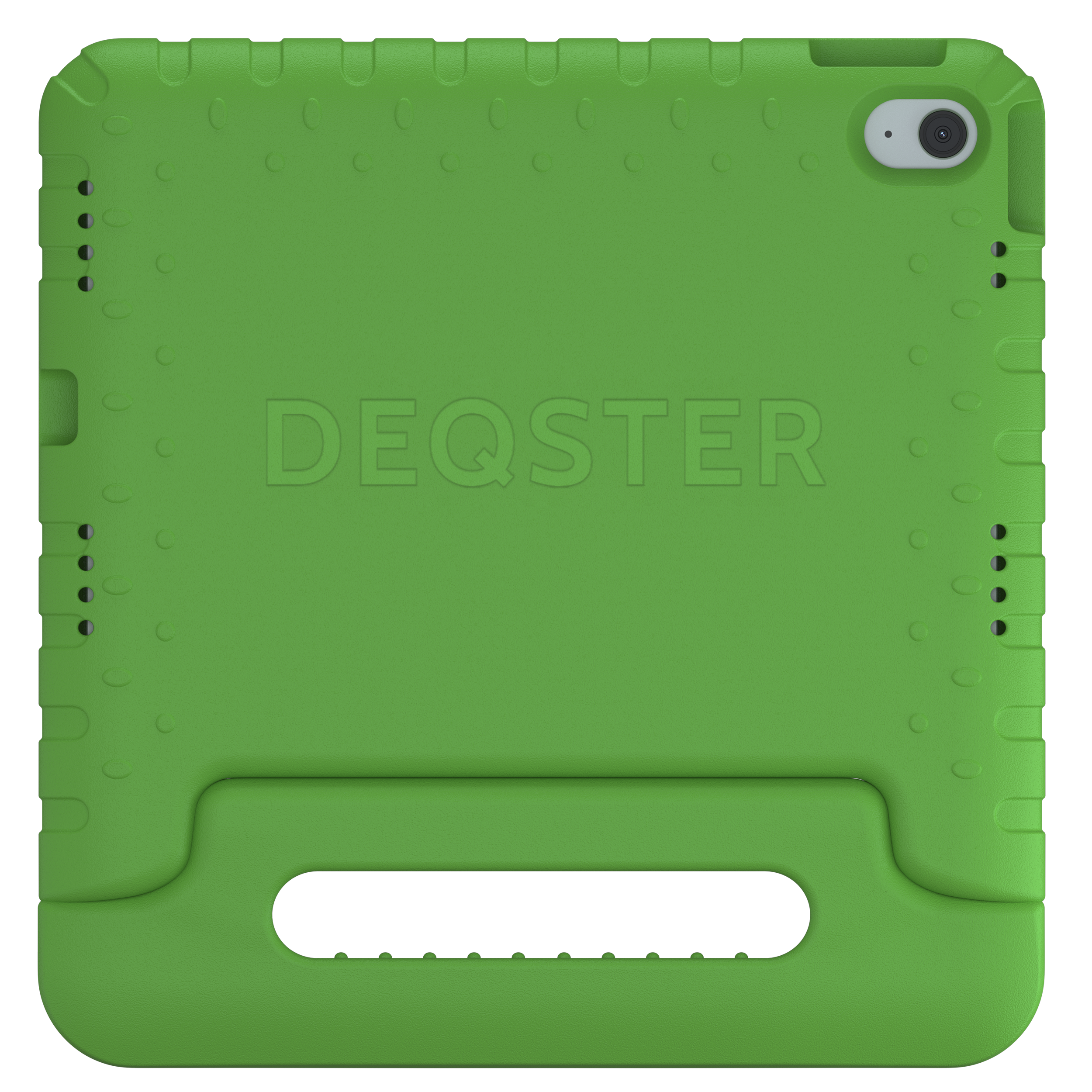 DEQSTER Kids Case iPad 10th gen tempered glass screen protector Grün