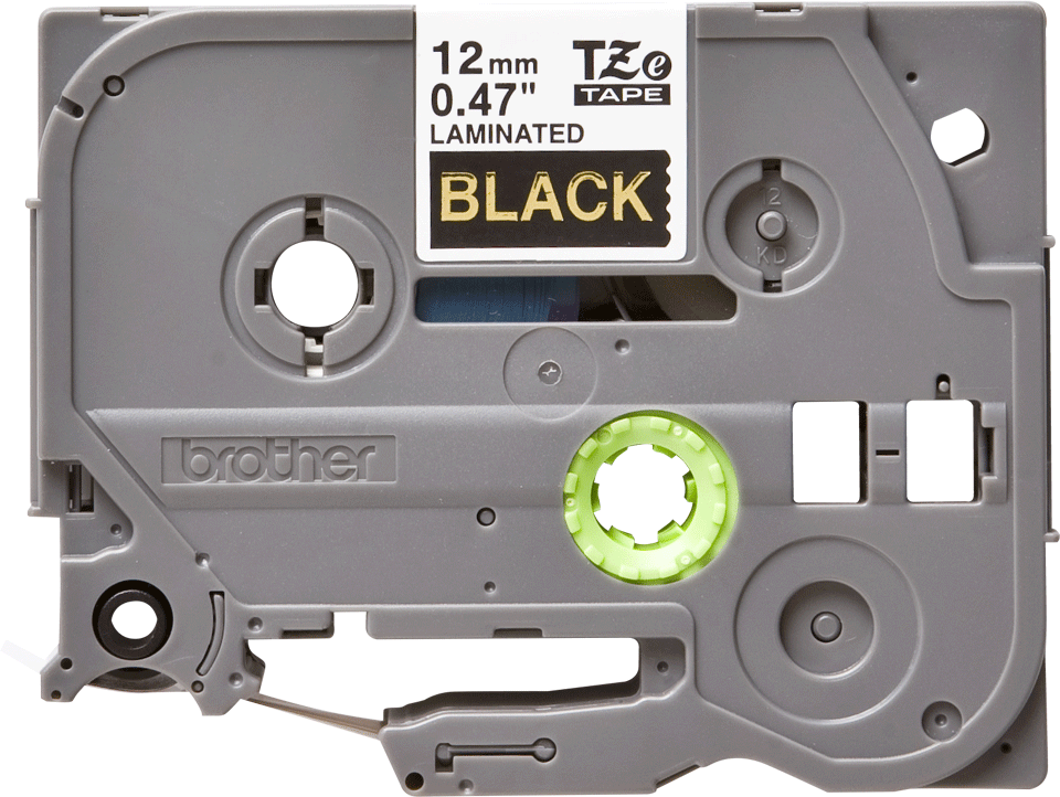 Brother TZe-334 Gold auf Schwarz 12mm