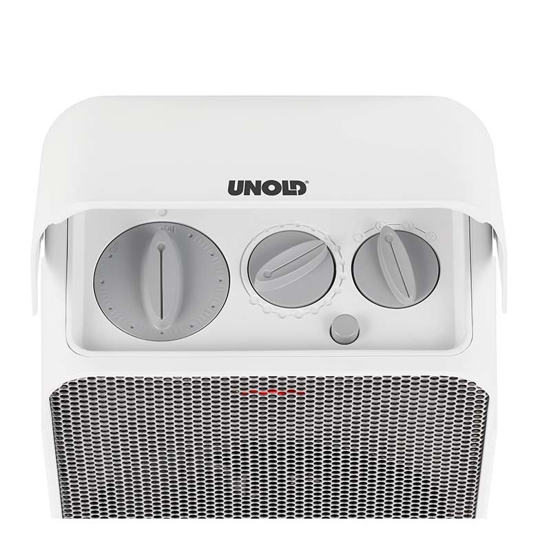 Unold Heizlüfter 2000 W Weiß Grau