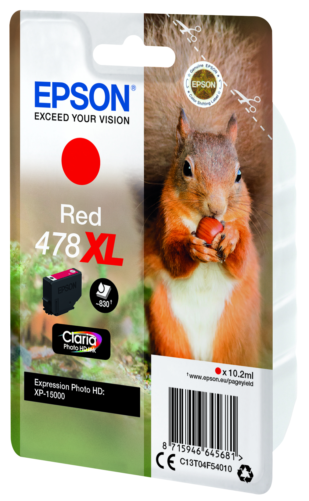 EPSON 478XLT04F54 rot Druckerpatrone