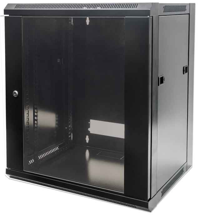 Intellinet Wandverteiler 6U 570x450mm schwarz unmontiert