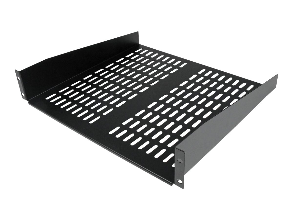 StarTech 2U Universal Rack Fachboden belüftet 16 Zoll