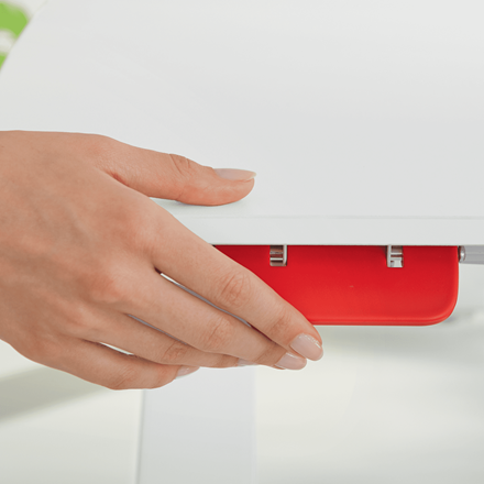 Leitz Ergo Cosy Schreibtischaufsatz mit Ablage Grau