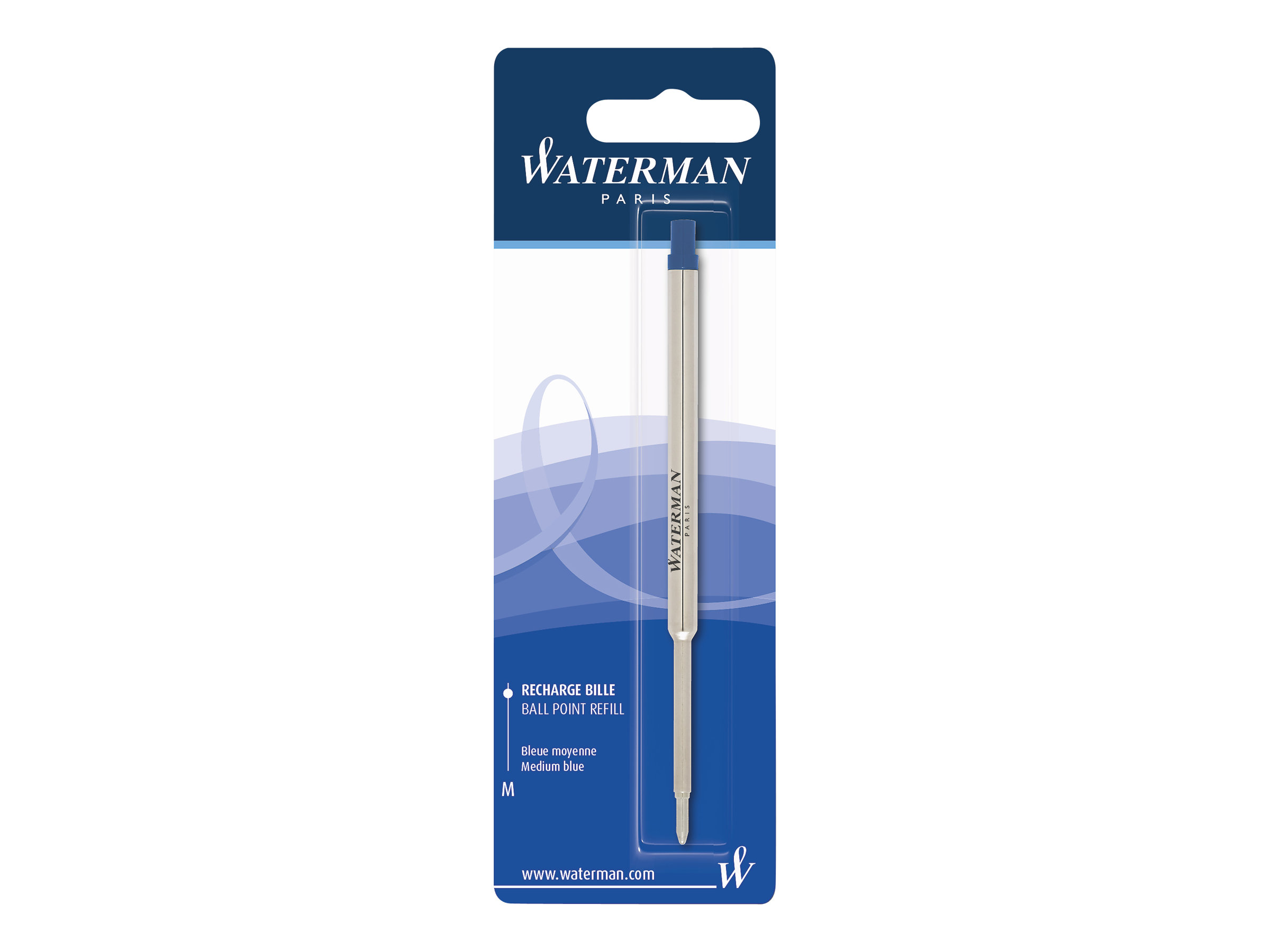 WATERMAN Maxima Kugelschreibermine Mittel Blau