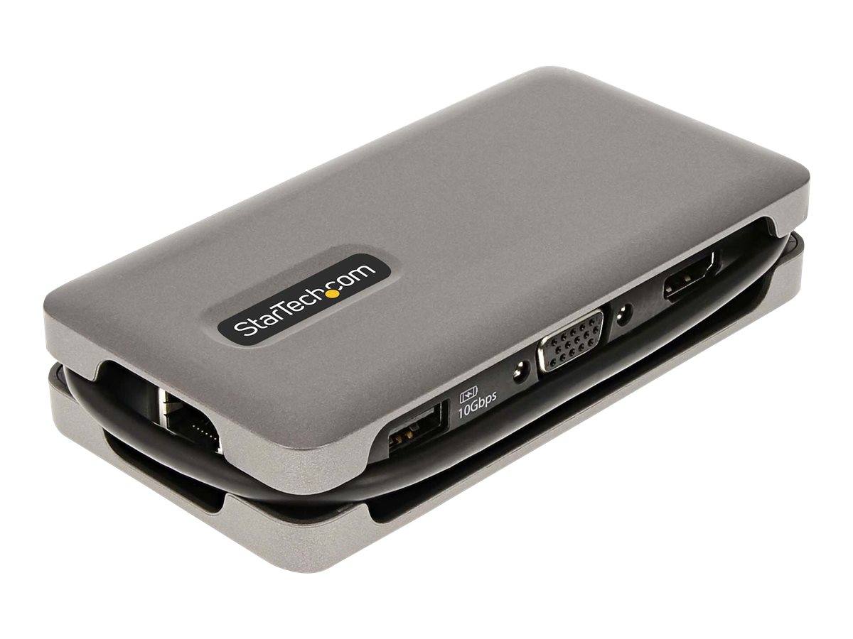 StarTech.com USB-C Multiport Adapter HDMI/VGA 4K 60Hz 100W Power Delivery
