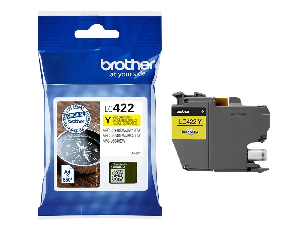 Brother LC-422Y Tintenpatrone Gelb