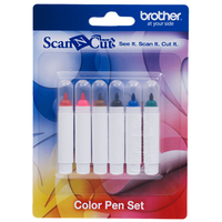 Brother ScanNCut CAPEN1 Farbstifte Schwarz Blau Braun