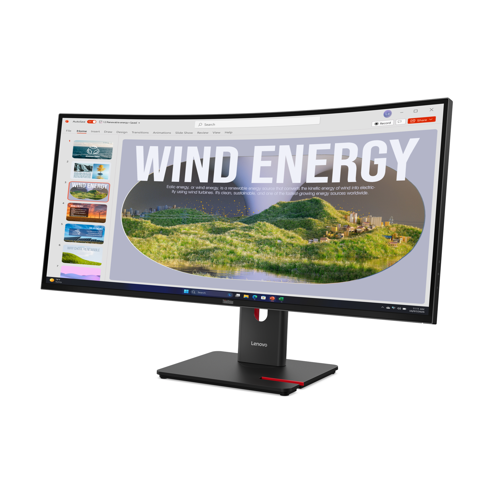 Lenovo ThinkVision T34WD-40 WQHD USB-C 34