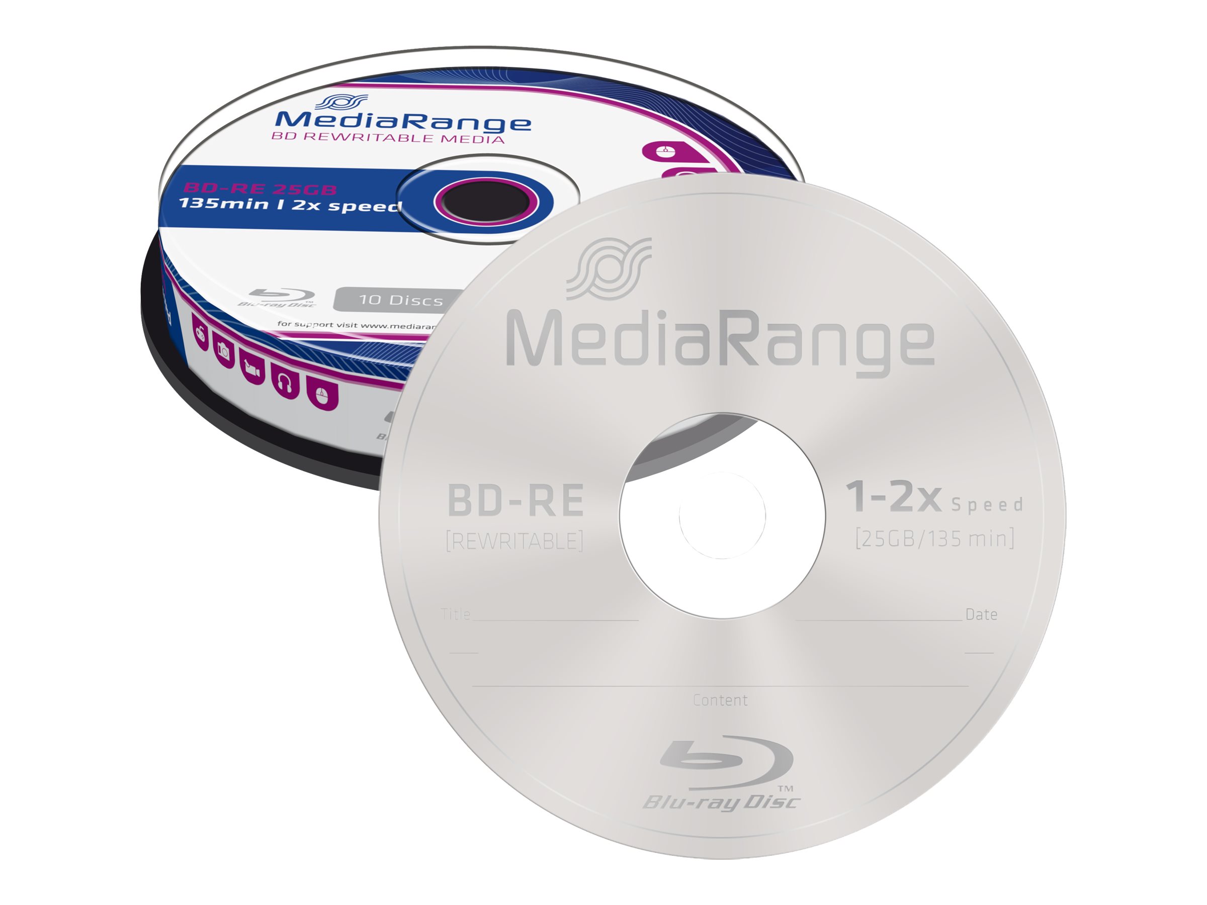 MediaRange Blu-ray BD-RE 25GB 2x