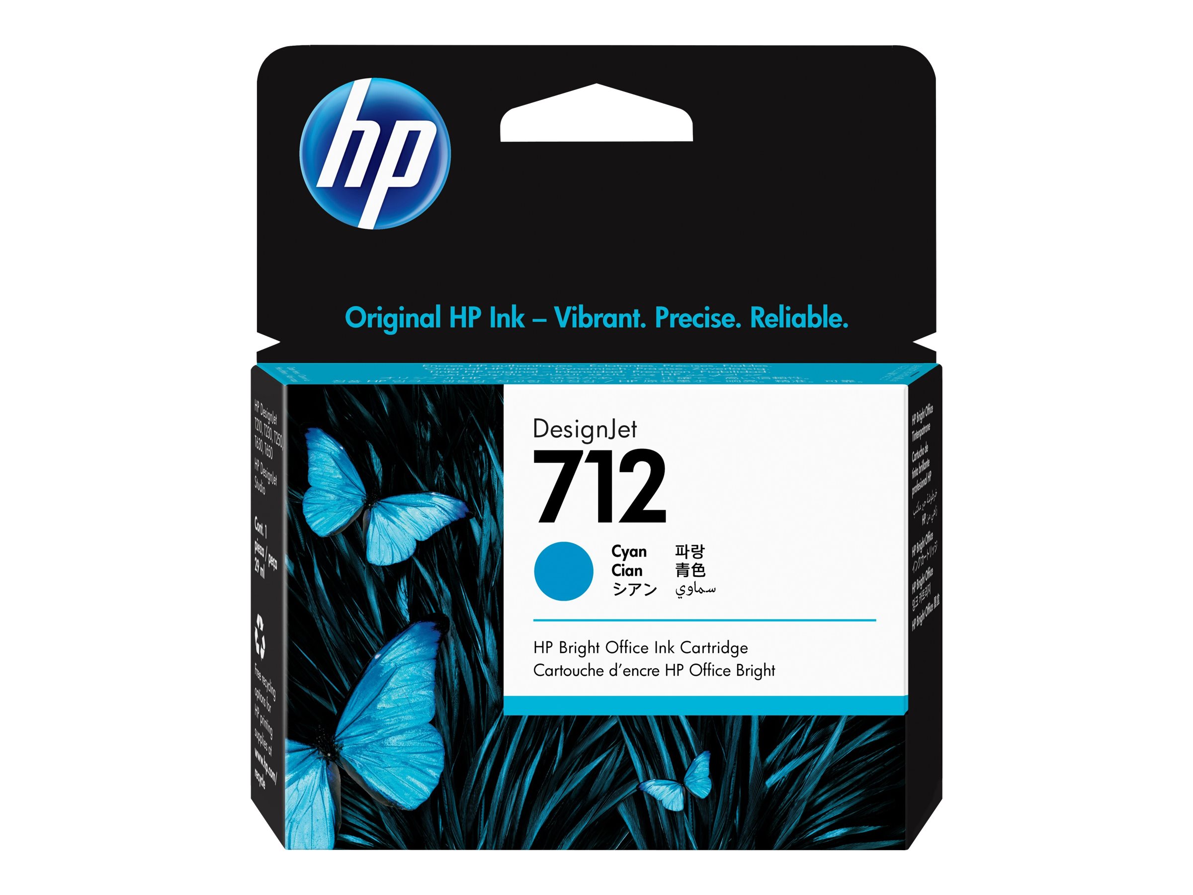 HP 712 DesignJet Cyan 29ml