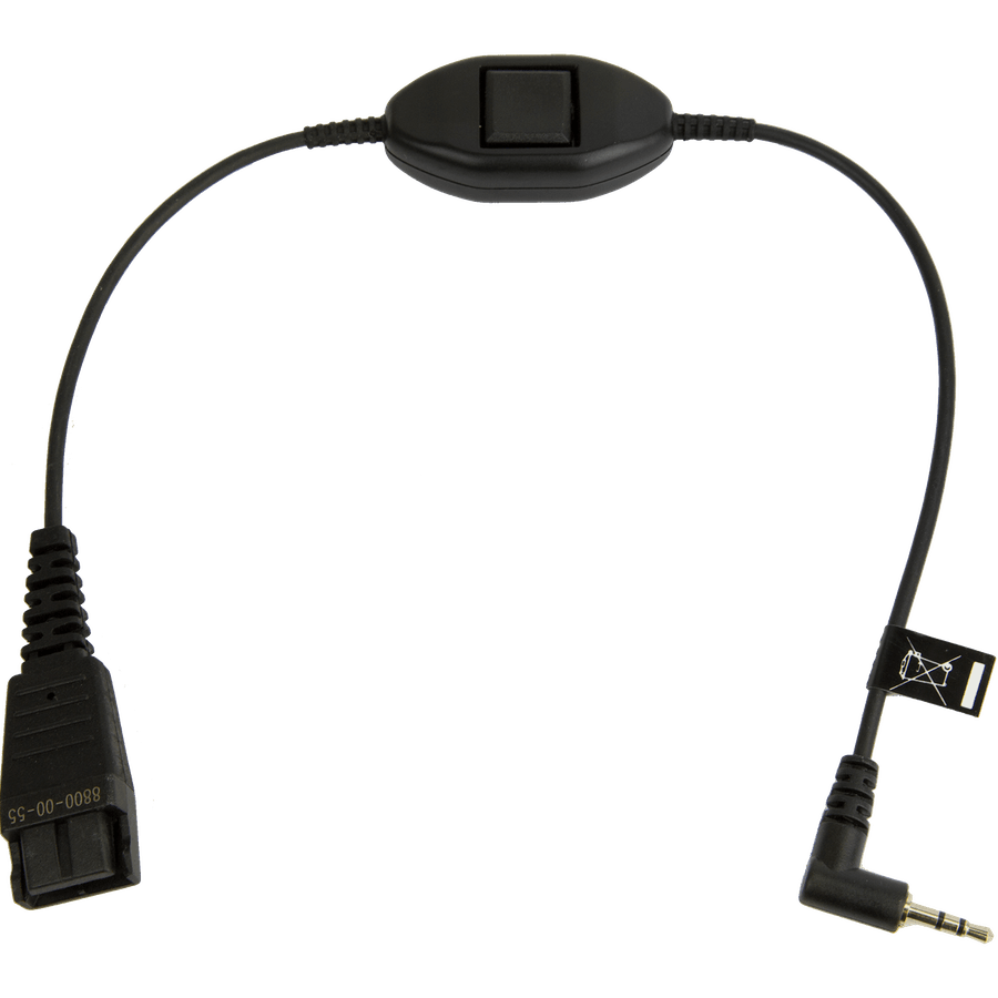 Jabra Headset-Kabel QD 2,5mm Klinke Rufannahmetaste