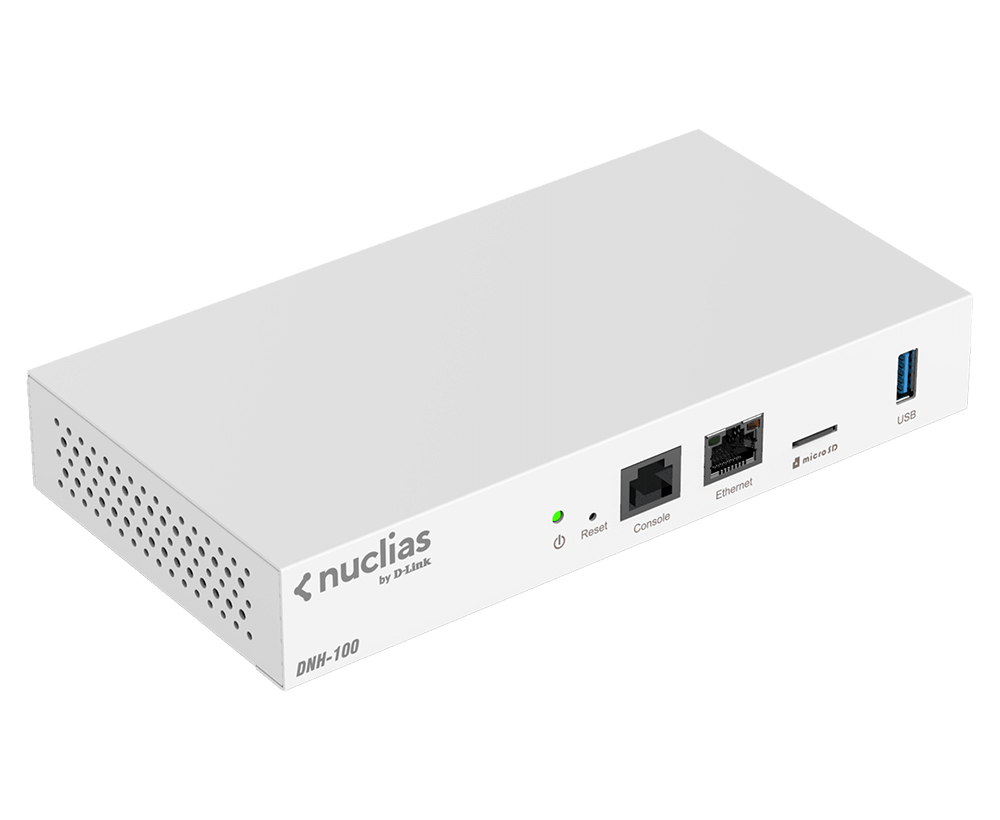 DLINK DNH100 Nuclias Connect Hub 1x GigabitPort 1x Konsolenport 1x USB 30 1 x microSD Verwaltung von bis zu 100 APs