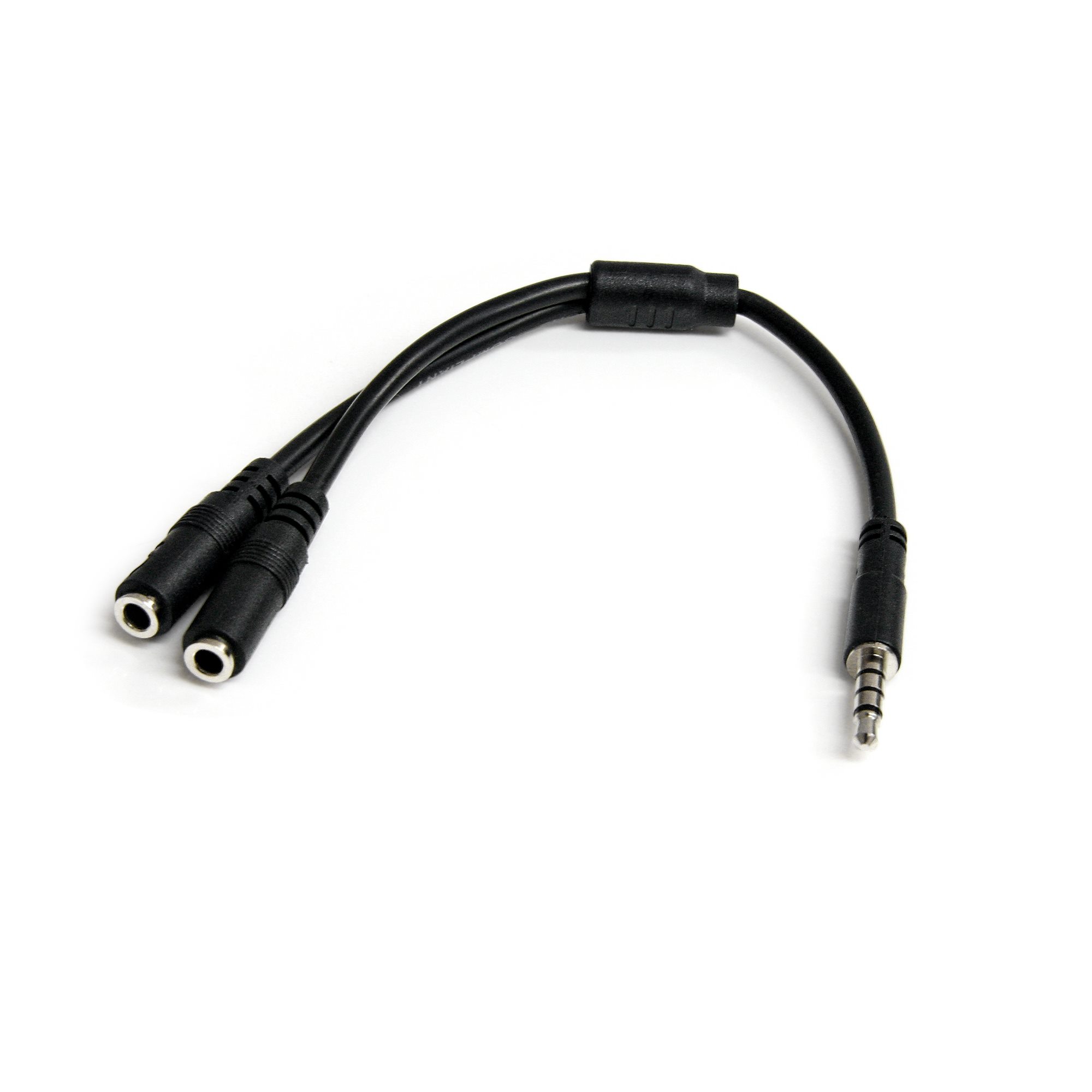 StarTech 3,5mm Headset Splitter 4-pol. auf 3-pol.