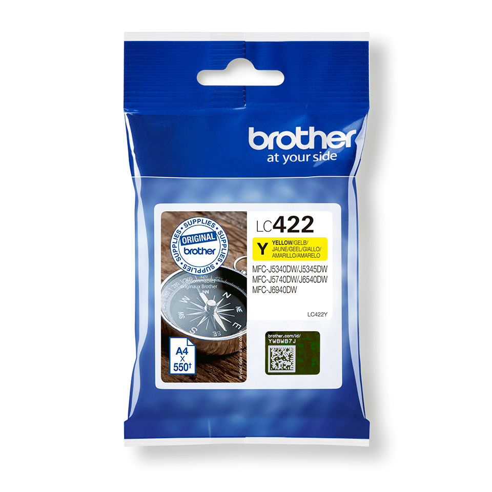 Brother LC-422Y Tintenpatrone Gelb