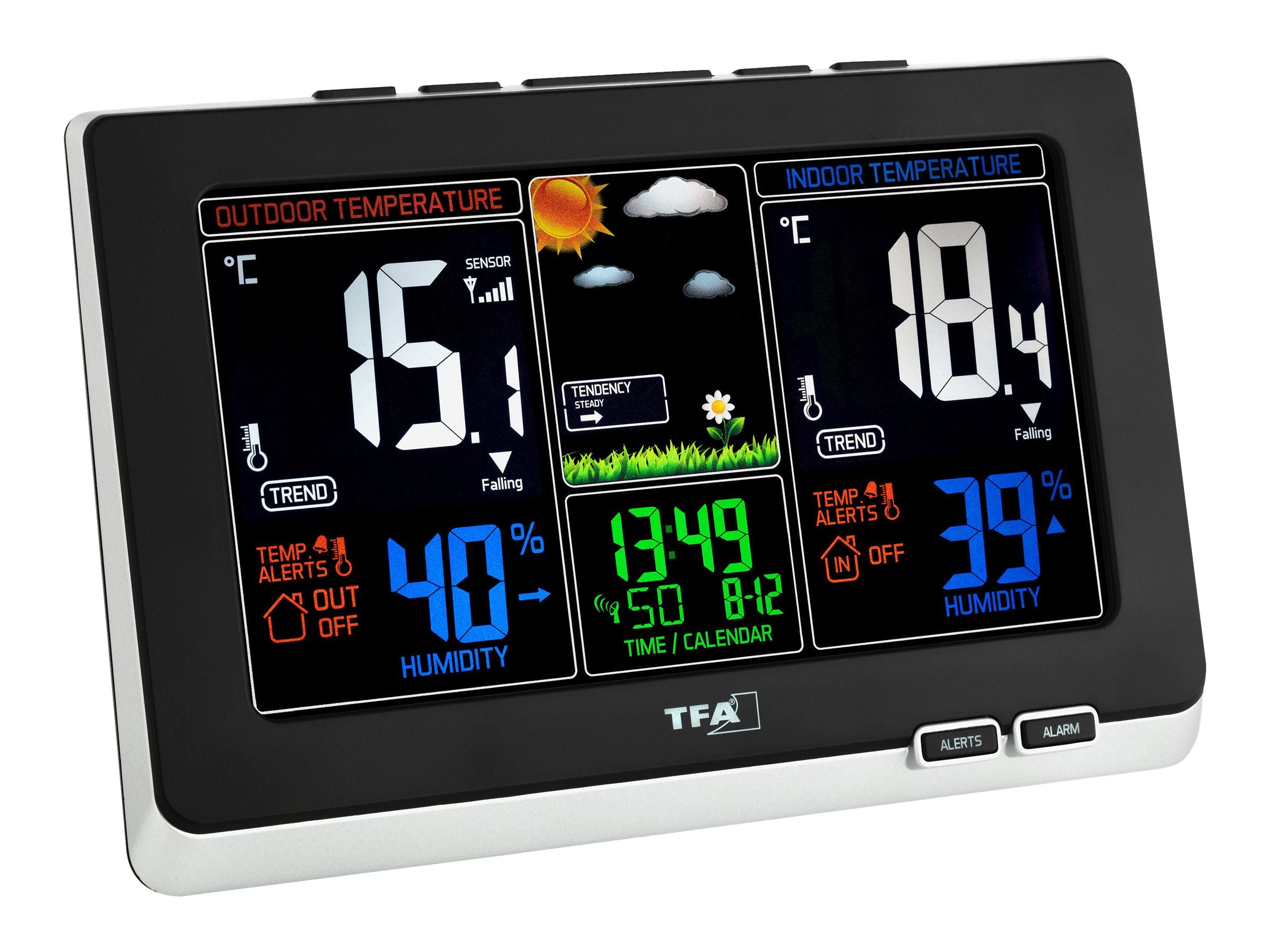 TFA Spring Wetterstation schwarz