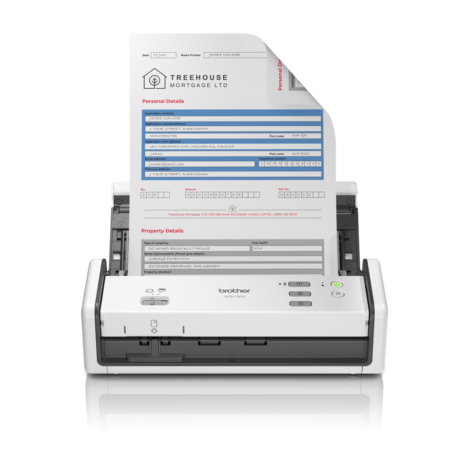 Brother ADS-1300 Dokumentenscanner Duplex