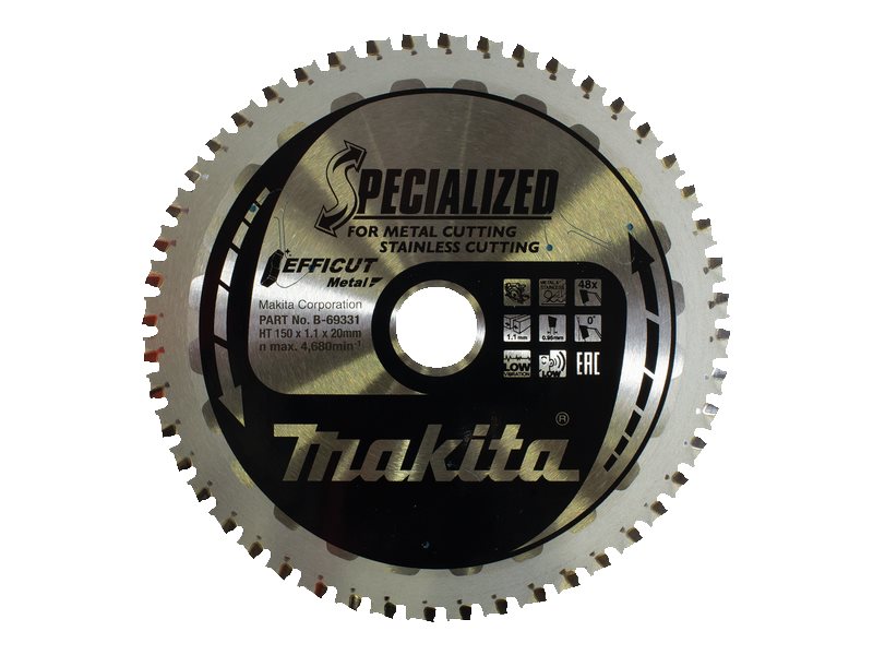 Makita EFFICUT Kreissägeblatt 150,0 mm 48 Zähne