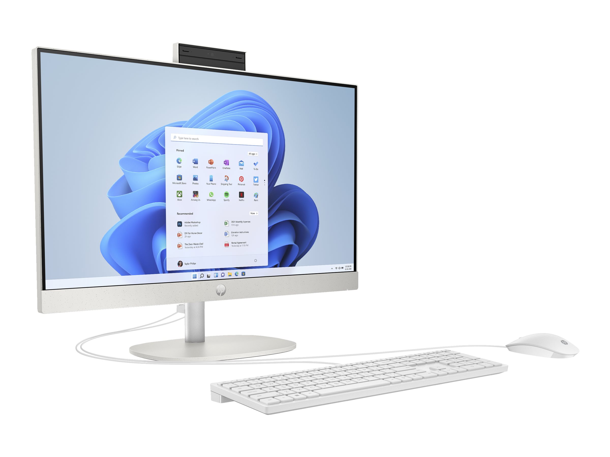HP 24cr0009ng AllinOne PC, 8 GB RAM, 512 GB SSD, AMD Ryzen 3 7320U