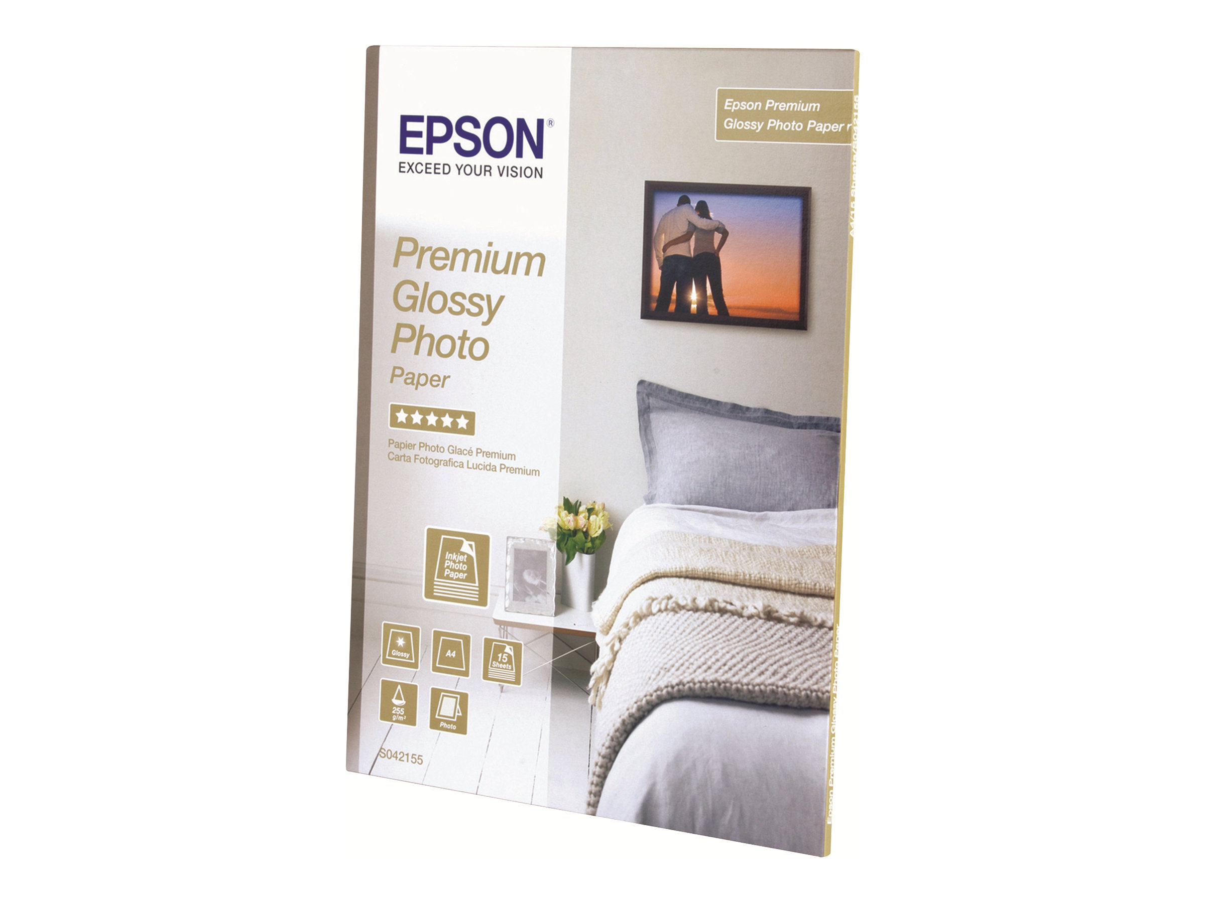 EPSON Fotopapier S042154 13,0 x 18,0 cm glaenzend 255 gqm 30 Blatt