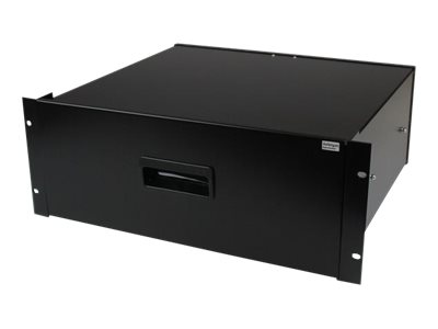 StarTech.com 4HE Rackschublade Stahlblech Schwarz