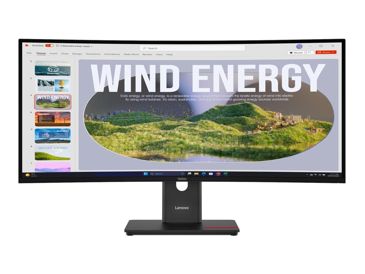 Lenovo ThinkVision T34WD-40 WQHD USB-C 34