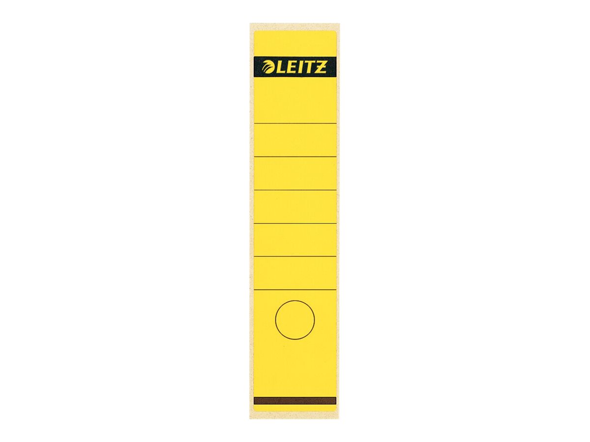 Esselte Leitz Ordneretiketten 1640 gelb 8,0 cm Rückenbreite