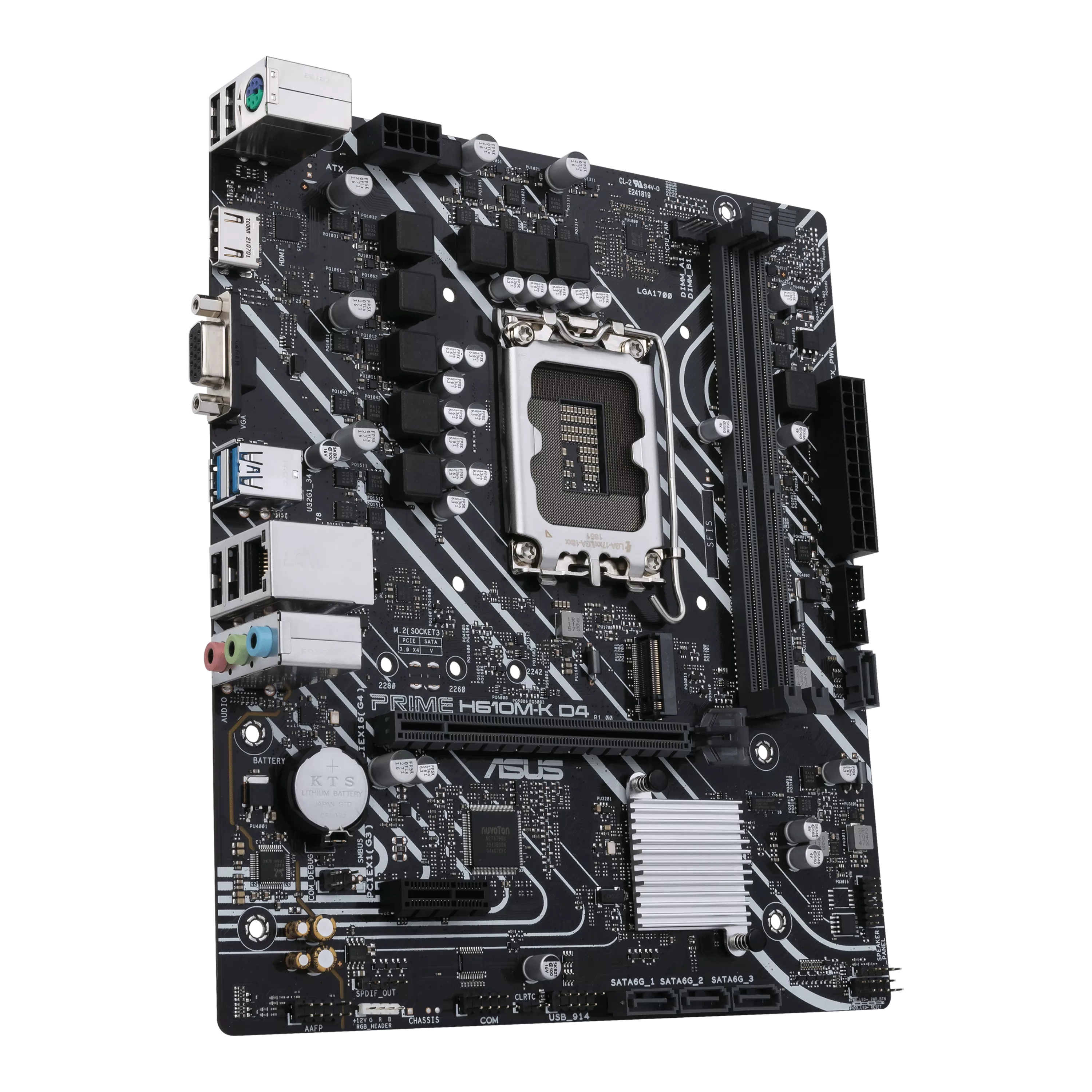 ASUS PRIME H610M-K D4 Motherboard