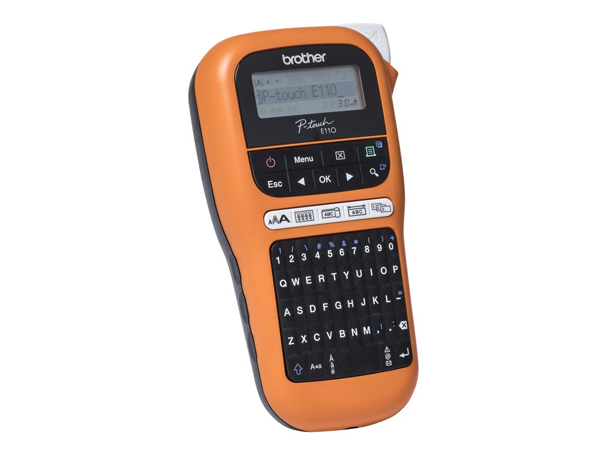 Brother P-Touch PT-E110VP Beschriftungsgerät Rolle 1,2 cm