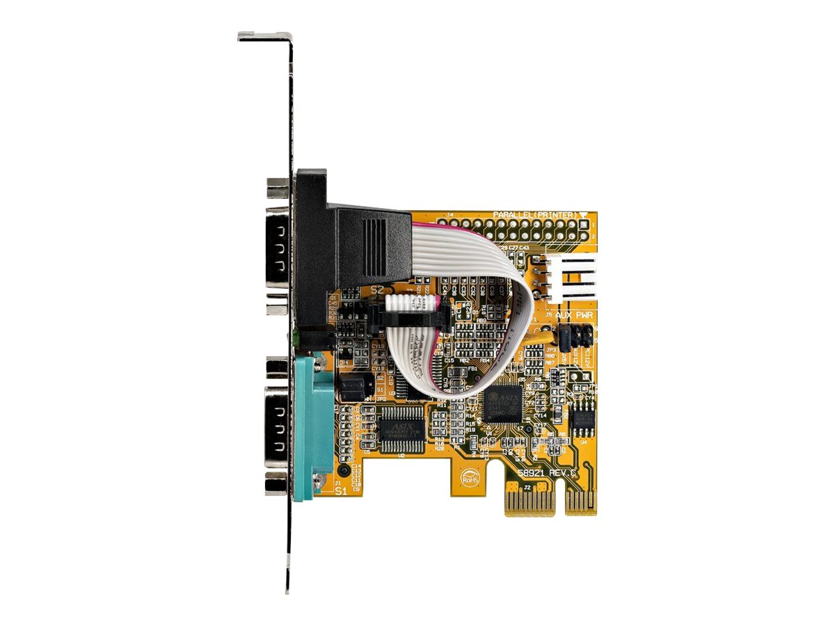 StarTech.com 2-Port PCIe Serielle Schnittstellenkarte RS232