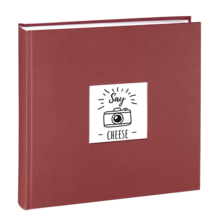 Hama Jumbo-Album Fine Art 30x30 cm 100 weiße Seiten Bordeaux