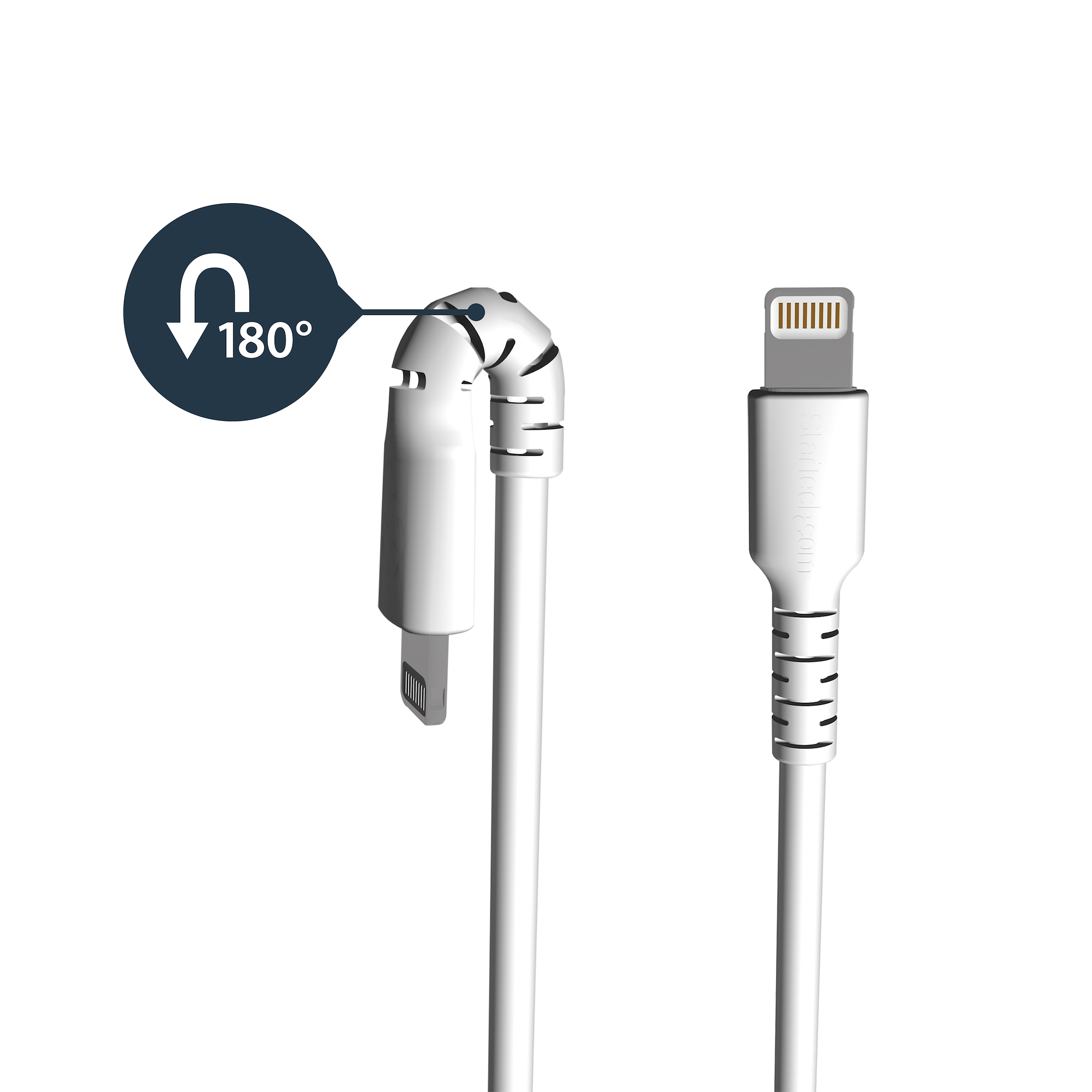 StarTech USB-A auf Lightning-Kabel 1m Weiß