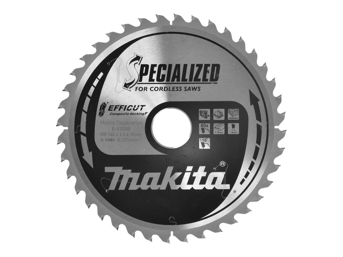 Makita E-12245 EFFICCUT Kreissägeblatt 185 mm 40 Zähne