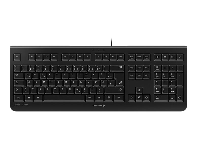 Cherry KC 1000 Tastatur Deutsch Schwarz