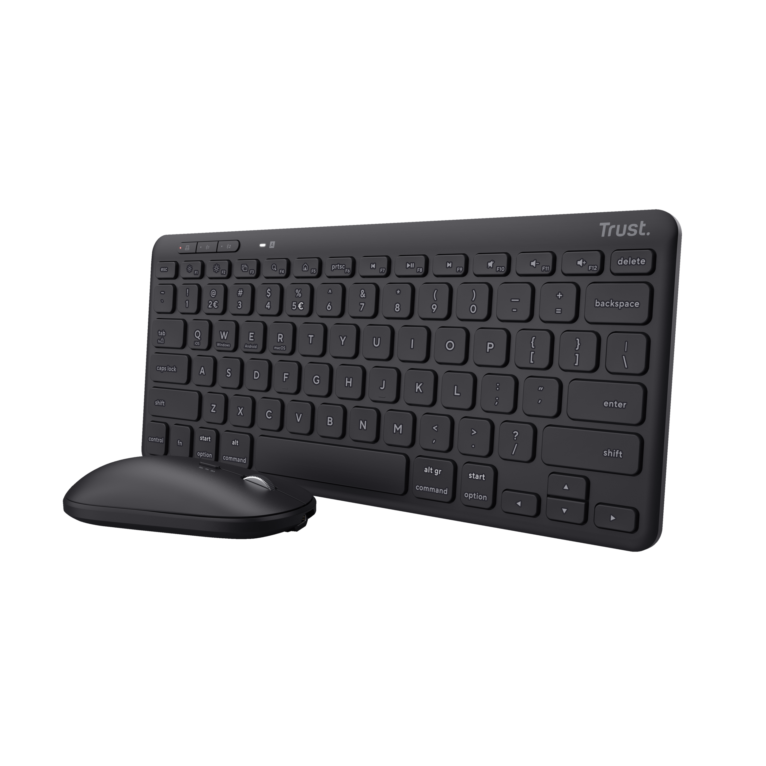 24845 TRUST Lyra TastaturMaus QWERTZ DE