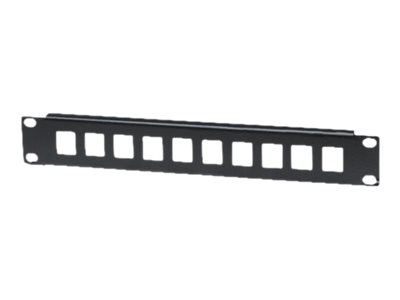 Intellinet 10 Zoll 10-Port Patchpanel unbestückt 1 HE Schwarz
