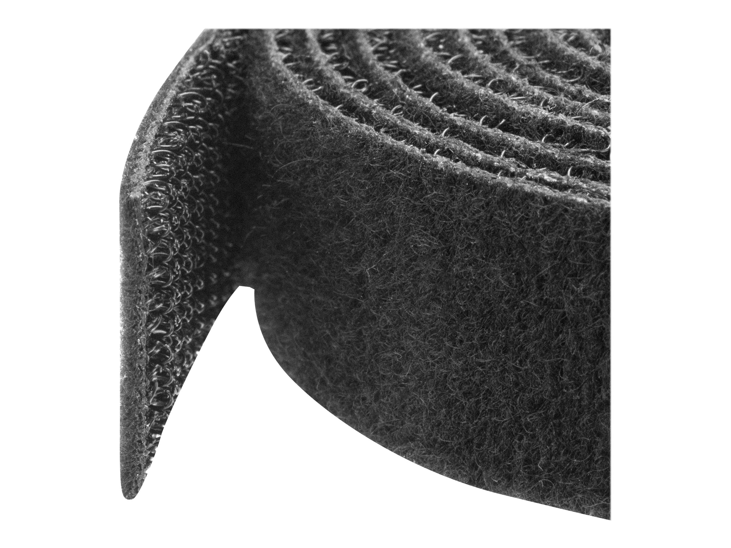 StarTech.com Klettverschluss-Rolle 15m Schwarz