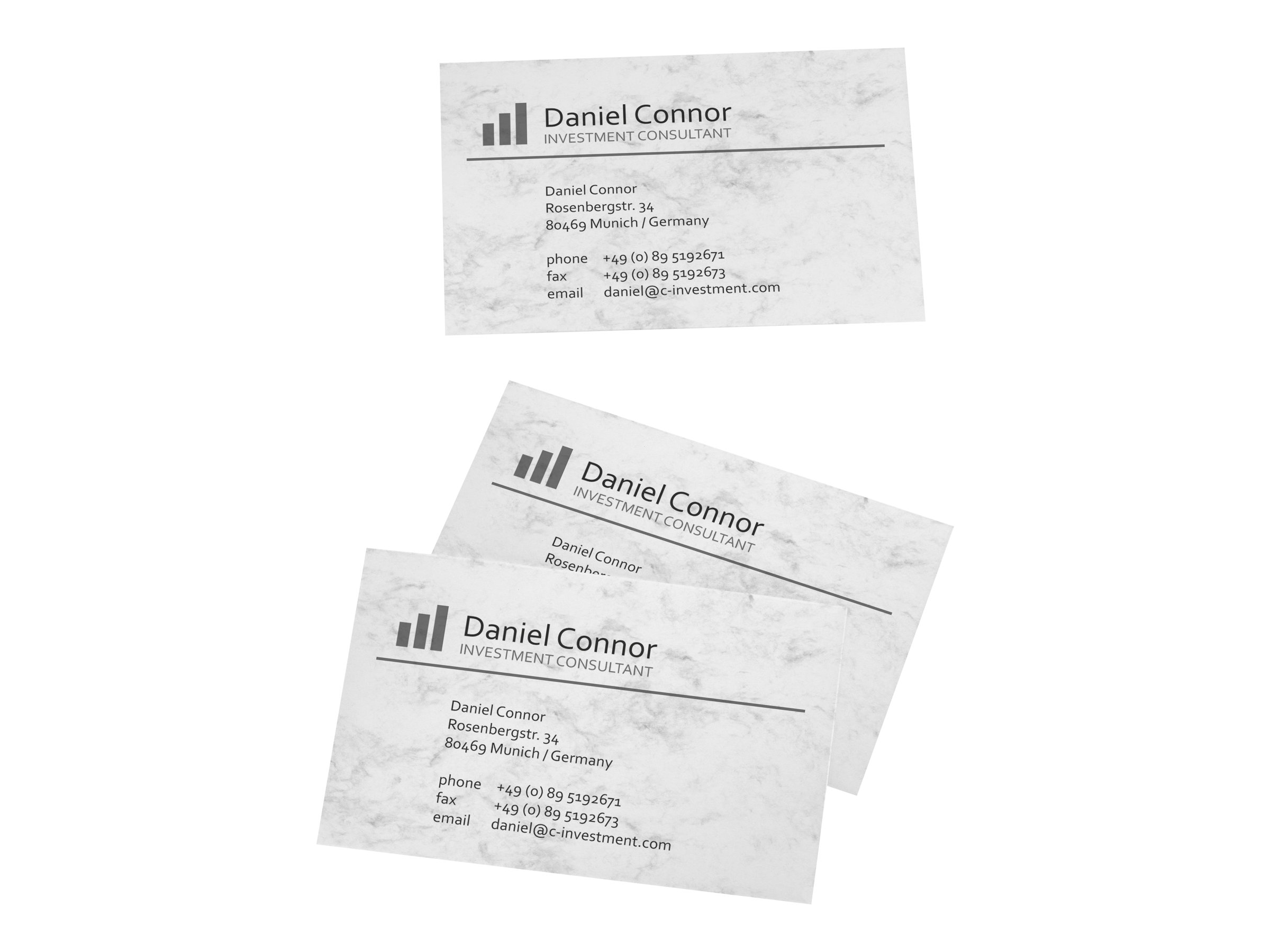 Sigel Business Card DP742 satiniert grau 225 g/qm