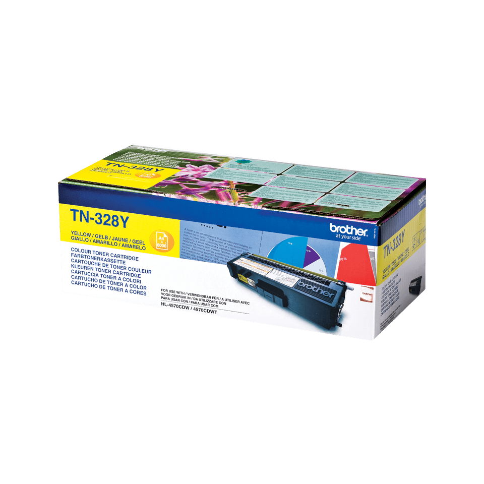Brother TN-328Y Tonerpatrone Gelb
