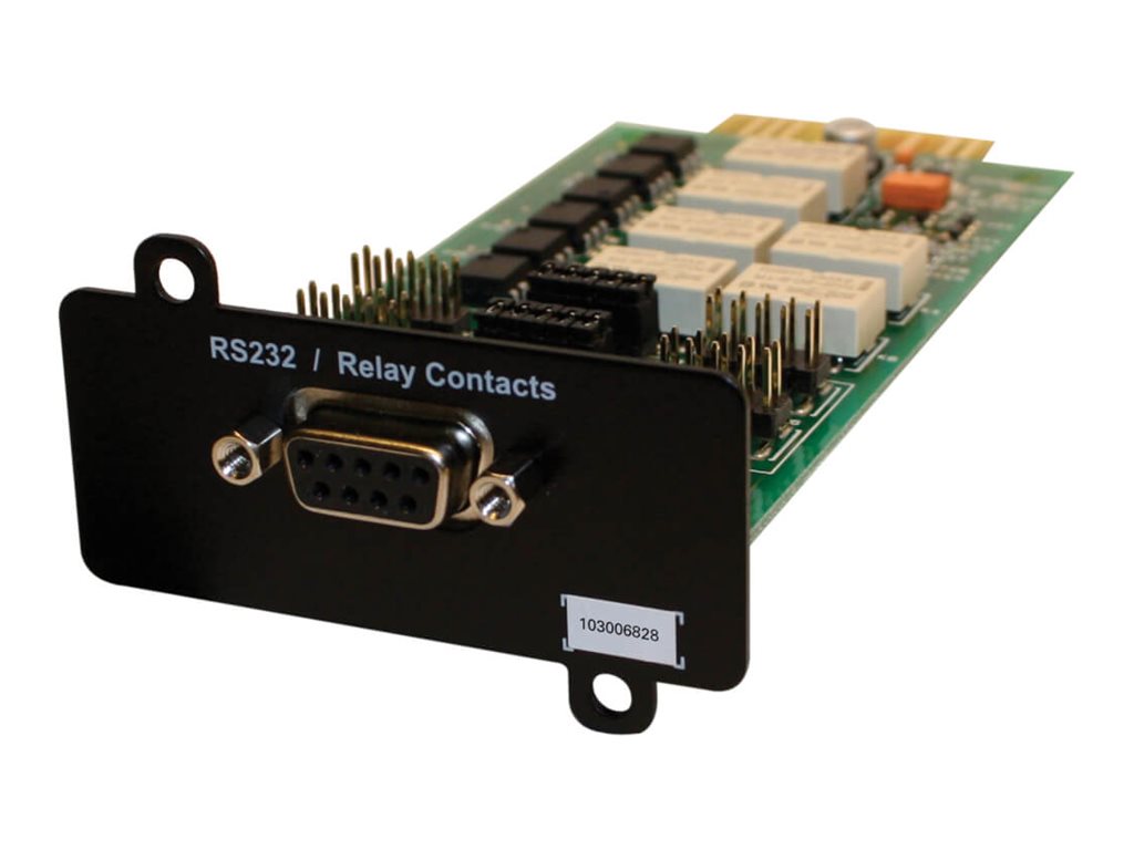 Eaton Relay Card-MS R232+ Statusmeldungen