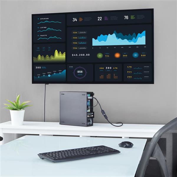 StarTech.com HDMI zu DisplayPort Adapter 4K 30Hz