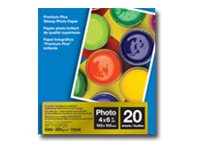 brother Fotopapier BP71GP20 DIN A6 glänzend 260 gqm 20 Blatt