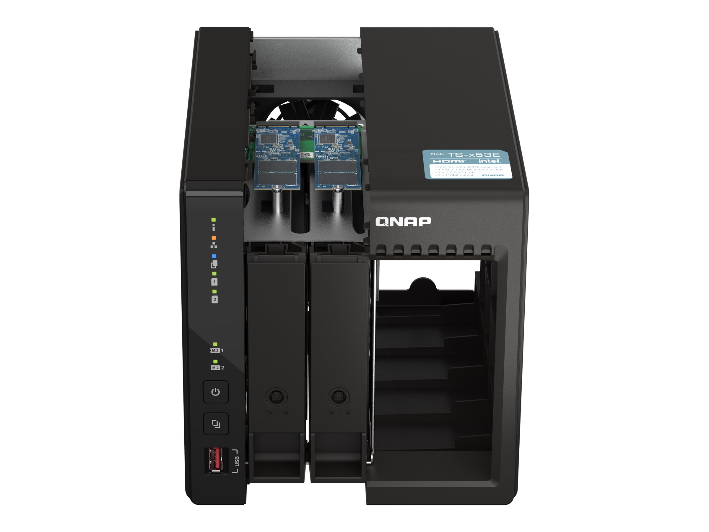 QNAP TS-253E 2-Schacht NAS-Server
