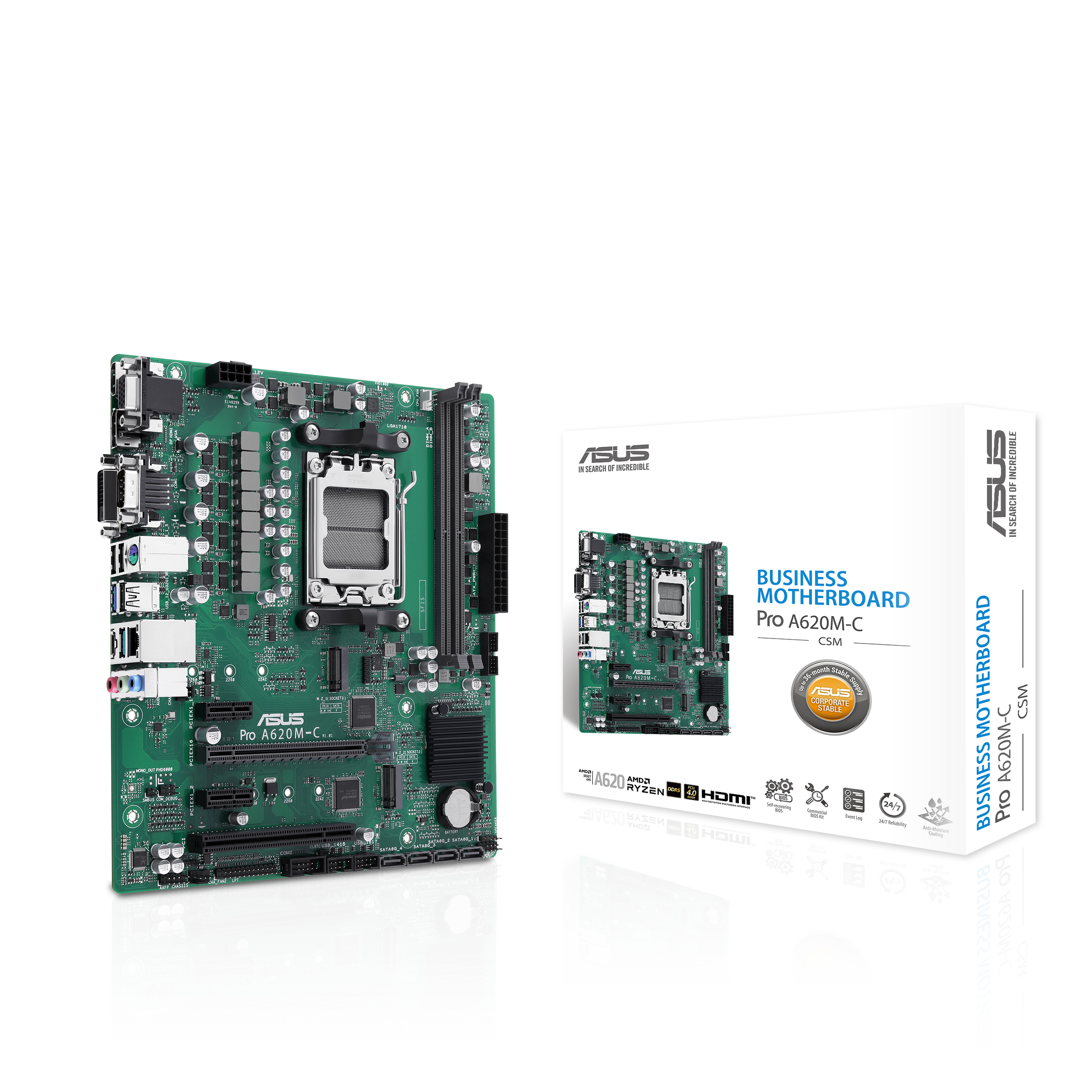 ASUS Pro A620M-C-CSM A620 micro ATX