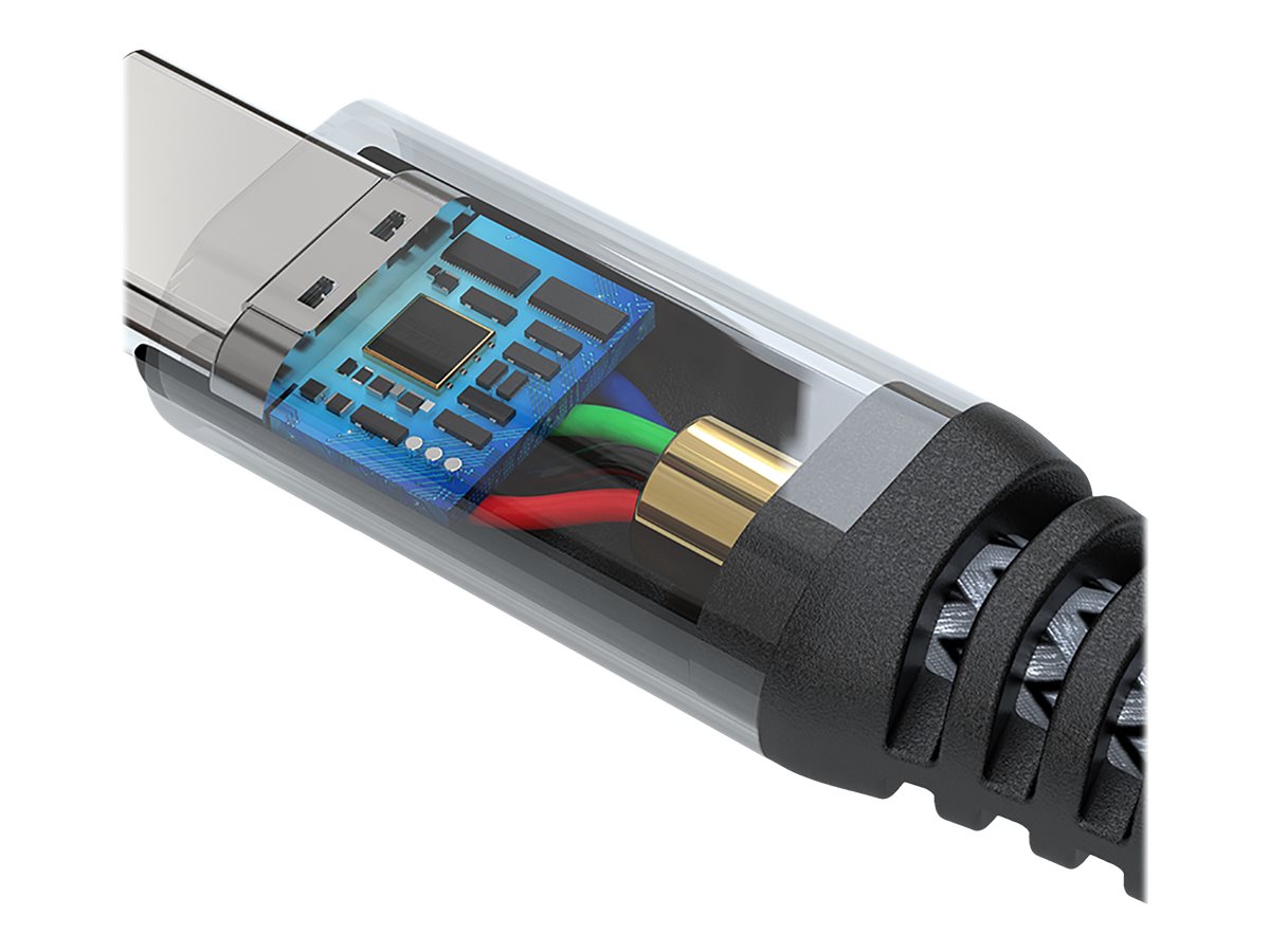 4smarts USBC auf USBC Kabel PremiumCord 100W 1,5m schwarz
