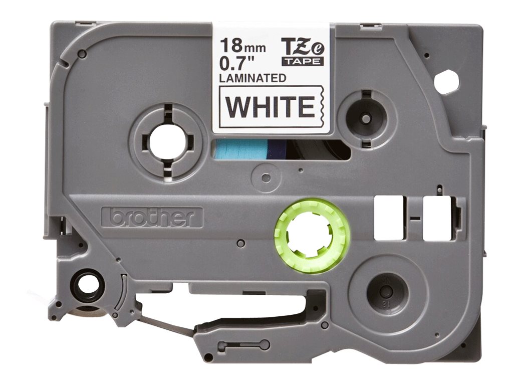 Brother TZe-241 18 mm schwarz/weiß